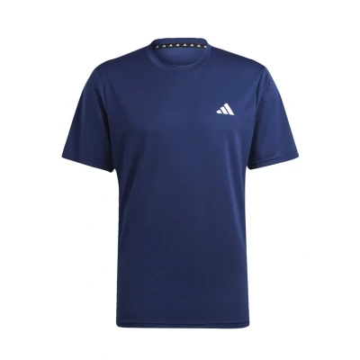 Abbildung von adidas Performance Train Essentials Training Tshirt print Dark blue white, Herren, Größe: XL, white
