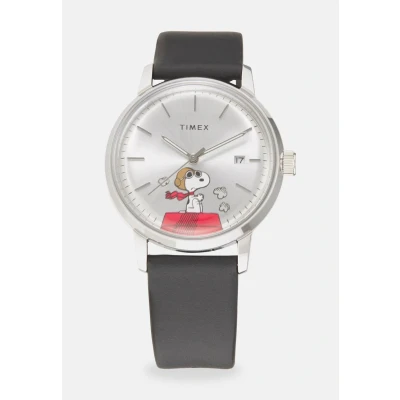 Abbildung von Timex Marlin Automatic X Peanuts Snoopy Flying ACE Watch Uhr, Herren, Größe: One Size, Black