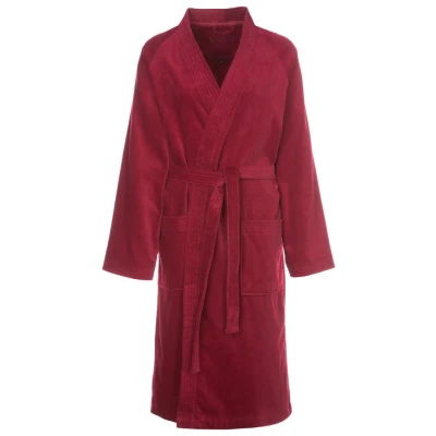 Abbildung von Vossen Dallas Unisex Bademantel, Größe: Medium, Rubin