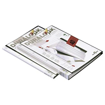 Abbildung von Durable Sichtbuch Duralook Plus, für A4, mit 10 Hüllen, Rückenbreite 9 mm, schwarz, 243101