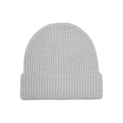 Abbildung von VERO MODA Damen VMGILA Rib Beanie NOOS Strickmütze, Light Grey Melange, One Size