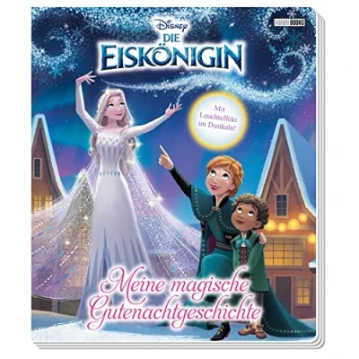 Abbildung von Disney Die Eiskönigin: Meine magische Gutenachtgeschichte: Pappbilderbuch mit Glow in the Dark Effekten auf jeder Seite