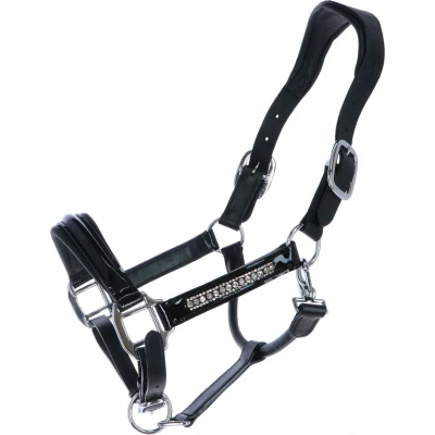 Abbildung von HB Showtime Halfter Lorenzo Leder Schwarz Warmblut