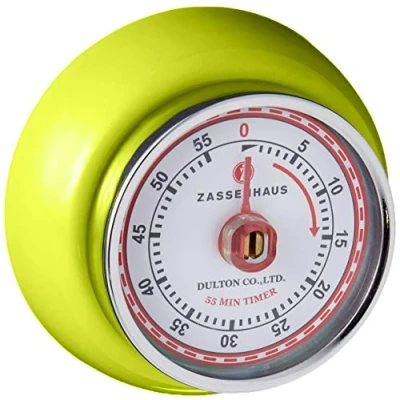 Abbildung von Zassenhaus M072259 Speed Küchentimer, Edelstahl, Kiwi, 7cm