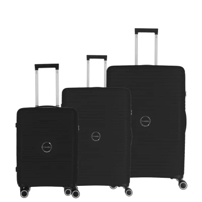 Abbildung von Travelite Orbita 4w L/M/S Schwarz Koffer mit 4 Rollen Kofferset