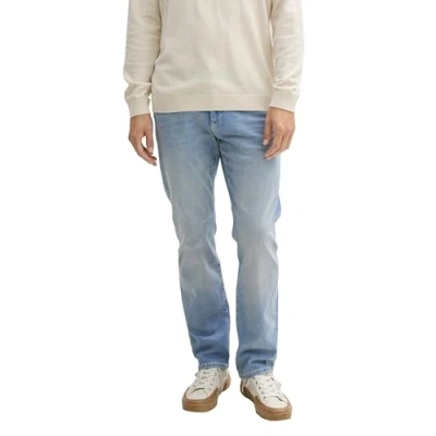 Abbildung von TOM Tailor LONG Jeans Straight Leg, Herren, Größe: 34x30, Super stone blue denim