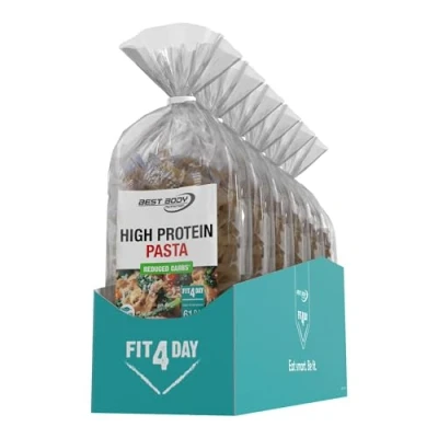 Abbildung von Best Body Nutrition Fit4Day Protein Pasta Tagliatelle 6 x 200 g Beutel (1200 g)