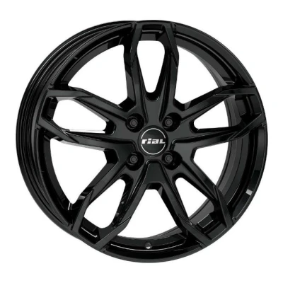 Abbildung von RIAL 4 loch 16Zoll 100mm Alufelge Lucca schwarz LUC65645A22 6 Felge