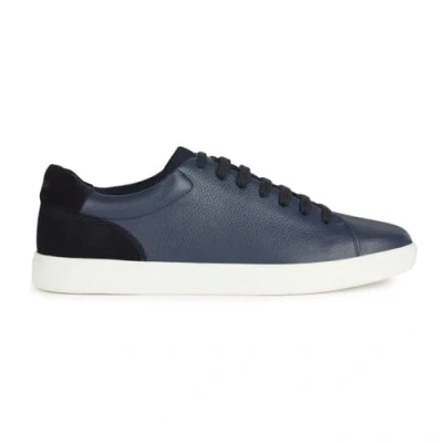 Abbildung von Geox Sneaker low, Herren, Größe: 42, Navy Leder und textil