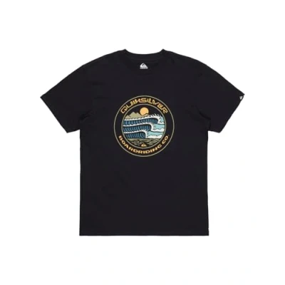 Abbildung von Quiksilver EV Three SEAS Tshirt print, Herren, Größe: Large, Black