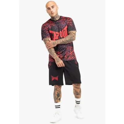 Abbildung von Tapout Normale Passform Rootstock Tshirt print, Herren, Größe: Medium, Black red aubergine
