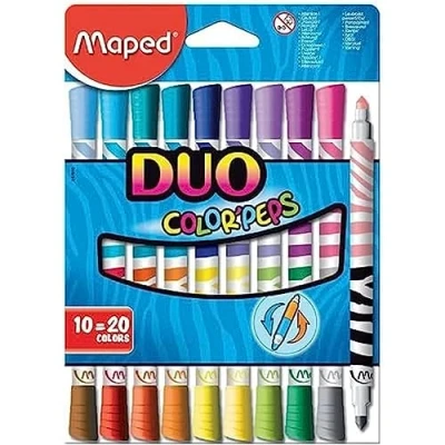 Abbildung von Maped M847010 Filzstifte Color Peps Longlife Duo, 10er Packung, c1, bunt