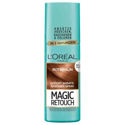 Abbildung von L&#039;Oréal Paris Ansatz Kaschierspray für stufenlose und natürliche Übergänge, Kaschiert Ansätze bis zur nächsten Haarwäsche, Magic Retouch, Rotbraun, 1 x 75 ml