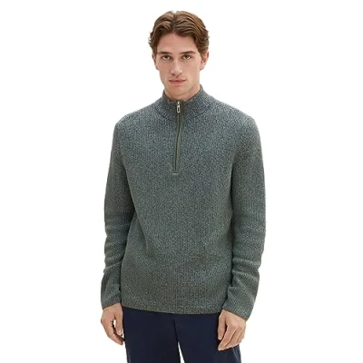 Abbildung von TOM Tailor Strickpullover, Herren, Größe: 40, Uni