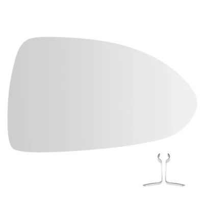 Abbildung von SENZEAL Spiegelglas Rechts Beifahrerseite Beheizbar mit Trägerplatte für Opel Corsa D 2006 2014 E 2020 1426558 Außenspiegel Glas Ersatz (Rechts)