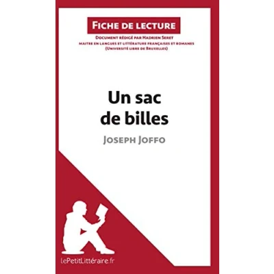Abbildung von Un sac de billes Joseph Joffo (Fiche lecture): Analyse complète et résumé détaillé l&#039;oeuvre