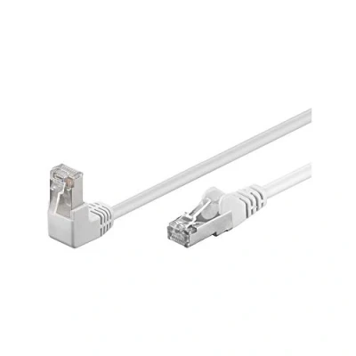 Abbildung von Goobay 96078 CAT 5e Patchkabel 2x 90 gewinkelt, F/UTP, Schwarz