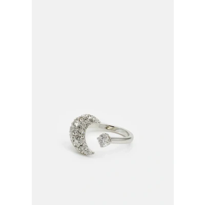 Abbildung von Swarovski LUNA Motif Ring silvercoloured, Damen, Größe: 50, Silver coloured