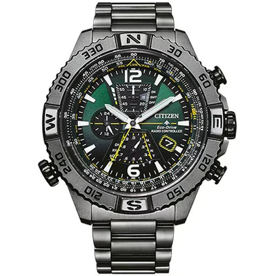 Abbildung von Citizen Herren Analog Solar Uhr mit Edelstahl Armband AT8227 56X