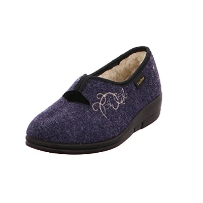 Abbildung von Fischer Dora, Damen Niedrige Hausschuhe, Blau (blau 555), 39 EU (5.5 UK)
