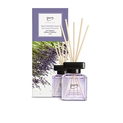 Abbildung von ipuro erfrischender lavender touch Raumduft dezenter Raumerfrischer mit besinnlichen Lavendel Noten stilvoller Lufterfrischer in der Wohnung für ein puristisches Dufterlebnis 50 ml