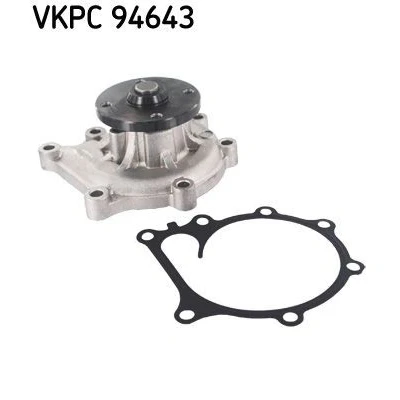 Abbildung von SKF VKPC 94643 Wasserpumpe mit Dichtungen Metall für Keilrippenriementrieb KIA: CARNIVAL / GRAND 3