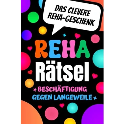 Abbildung von Reha Rätsel Beschäftigung gegen Langeweile Das clevere Geschenk: Gute Besserung Rätselbuch mit Wortsuchrätsel, Sudoku, Buchstabenrätsel u.v.m.