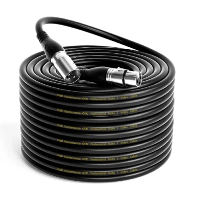Abbildung von EBXYA XLR Kabel Stecker auf Buchse 30M/100FT DMX Mikrofonkabel 3 poliges symmetrisches
