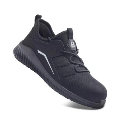 Abbildung von Blackrock Breeze Sicherheitsschuhe für Herren und Damen, Arbeitsschuhe mit Stahlkappe, leichte Verbundwerkstoffe, Zwischensohle, Arbeitsstiefel, Arbeitsschuhe, Sicherheitsschuhe, Schwarz,