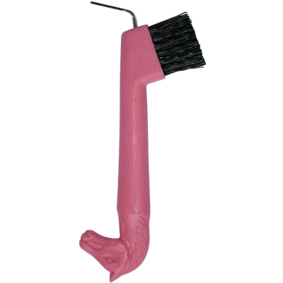 Abbildung von Harry&#039;s Horse Hufkratzer Pferdekopf Kunststoff Rosa