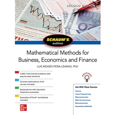 Abbildung von Schaums Outline of Mathematical Methods for Business, Economics, and Finance (Schaum&#039;s Outlines)