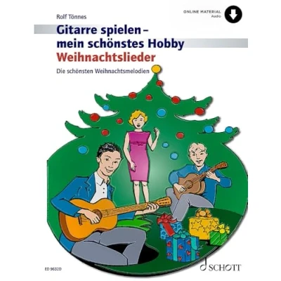 Abbildung von Weihnachtslieder: Die schönsten Weihnachtsmelodien. 1 3 Gitarren. (Gitarre spielen mein schönstes Hobby)