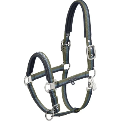Abbildung von Eskadron Halfter Classic Sports Double Pin Navy/Steel Blue/Dusty Olive Vollblut Agradi.deVerkauft von Agradi