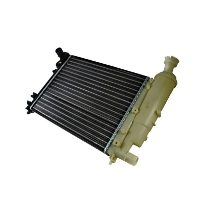 Abbildung von THERMOTEC D7P021TT Kühler, Motorkühlung Aluminium, Kunststoff für Fahrzeuge ohne Klimaanlage 326 388 23 Schaltgetriebe Kühlrippen mechanisch gefügt