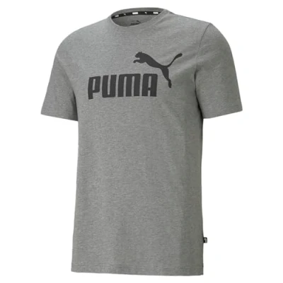 Abbildung von Puma LOGO TEE Tshirt print, Herren, Größe: 3XL, Medium gray heather