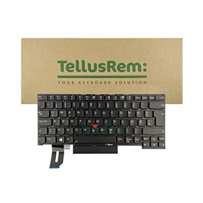 Abbildung von TellusRem ersatztastatur Deutsche Hintergrundbeleuchtung für Lenovo Thinkpad T490s T495s