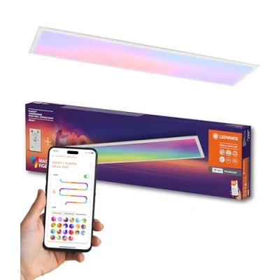 Abbildung von Ledvance ORBIS SPIRAL LED Deckenleuchte, weiß, 30W, 3000lm, 400mm Durchmesser, sehr homogene Lichtverteilung, direktes &amp; indirektes Licht, integriertes Modul, lange Lebensdauer, 3000K