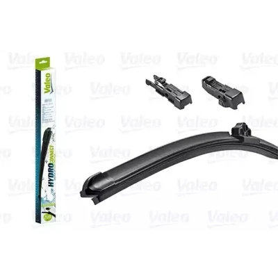 Abbildung von Scheibenwischer Valeo Hydroconnect 578505 475mm vorne Rahmenlos Hakenbefestigung, Top Lock VOLKSWAGEN: Golf 5, Polo IV Hatchback, Passat B8 Variant