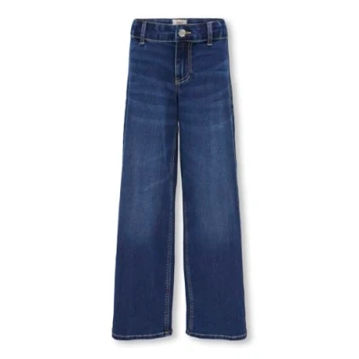 Abbildung von KIDS ONLY Mädchen Kogsylvie Clean Wde Leg DNM Bj13964 Noos Jeanshose, Dark Blue Denim, 158 EU