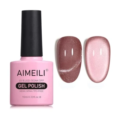 Abbildung von AIMEILI Cat Eye UV Gel, 10ml Gel Nagellack Nail Glitzer DIY Art Maniküre 734