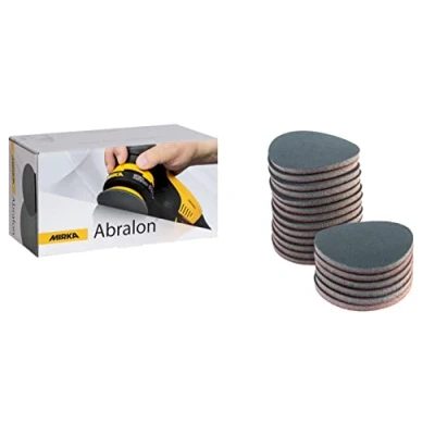 Abbildung von Mirka Abralon Schleifscheibe Polierscheibe Ø 77mm Klett 3000 Körnung, 20/Pack, zum Schleifen und Polieren von Lack, Holz, Plastik