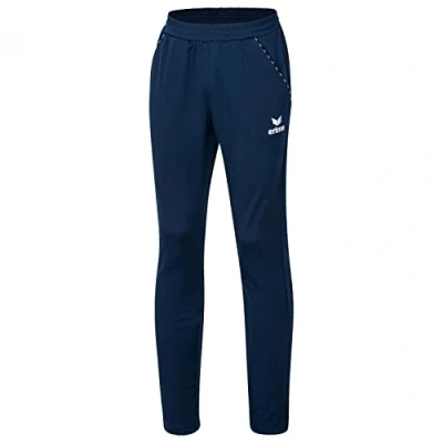 Abbildung von Erima Unisex Kinder Trainingshose mit Wadeneinsatz 2 0, New Navy, 128 EU