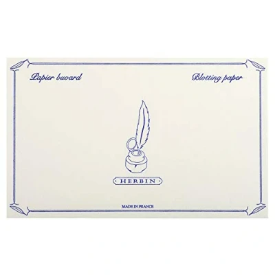 Abbildung von J.Herbin 25500T Löschpapier Packung (mit 10 Blatt, ideal für Kalligraphie) weiß 12x16cm