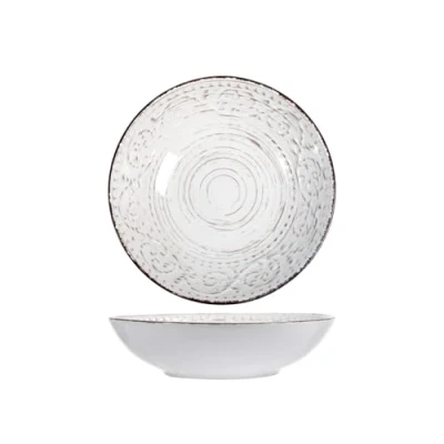 Abbildung von H&amp;h courtyard set 6 piatti fondi bianchi cm 20