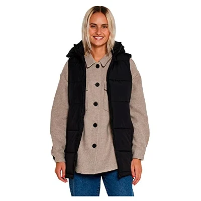 Abbildung von Noisy May Puffer Weste, Damen, Größe: Large, Black
