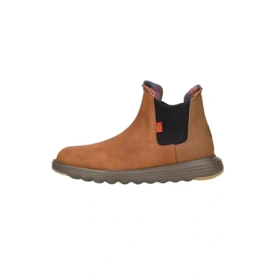Abbildung von HEYDUDE Branson Classic Herren Slip On Schuhe Ankle Boots, Cognac, 42 EU