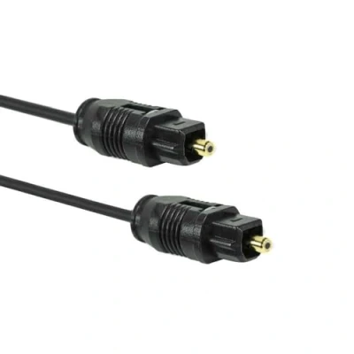 Abbildung von OcioDual Optisches Toslink Kabel 5m Faseroptik Optic Fiber Audio LWL SPDIF M/M Schwarz fur TV Optical Cable Audiokabel