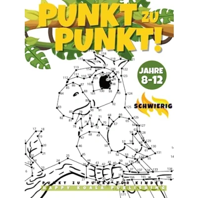 Abbildung von Punkt zu Kinder ab 8 12 schwierig: das lustige und herausfordernde Gebundene Ausgabe &#039;Verbinde die Punkte&#039; für Jungen Mädchen.Bis 327 Punkte!