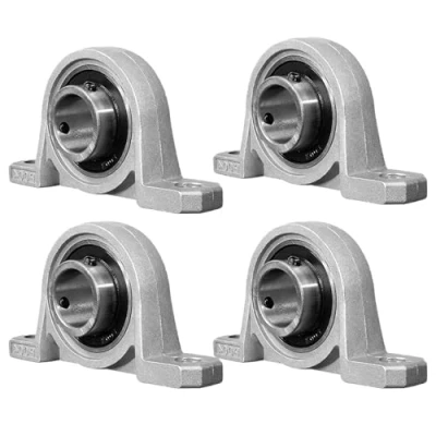 Abbildung von Bztzhm 4 Stück Kugellager Lagerbock, Flanschbohrung, Stehlagereinhei, 20MM Stehlager Set, 20MM, Flanschlager, Flanschbohrung Auto Self Adjust Center Mounted support