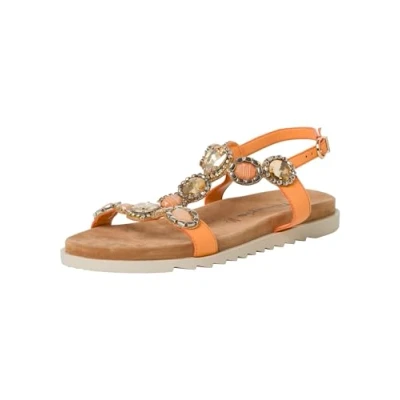 Abbildung von Tamaris Riemensandalette, Damen, Größe: 37, Orange Schuhe